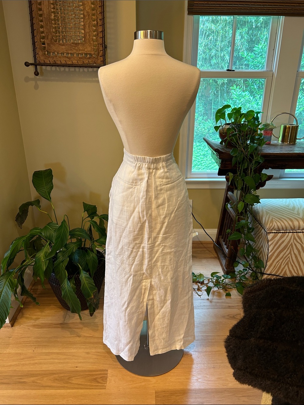 Faithful The Brand White Nelli Linen Maxi Skirt XS - Picture 7 of 14